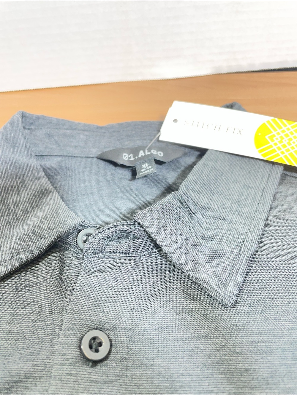 Gray Polo Shirt by01.ALGO